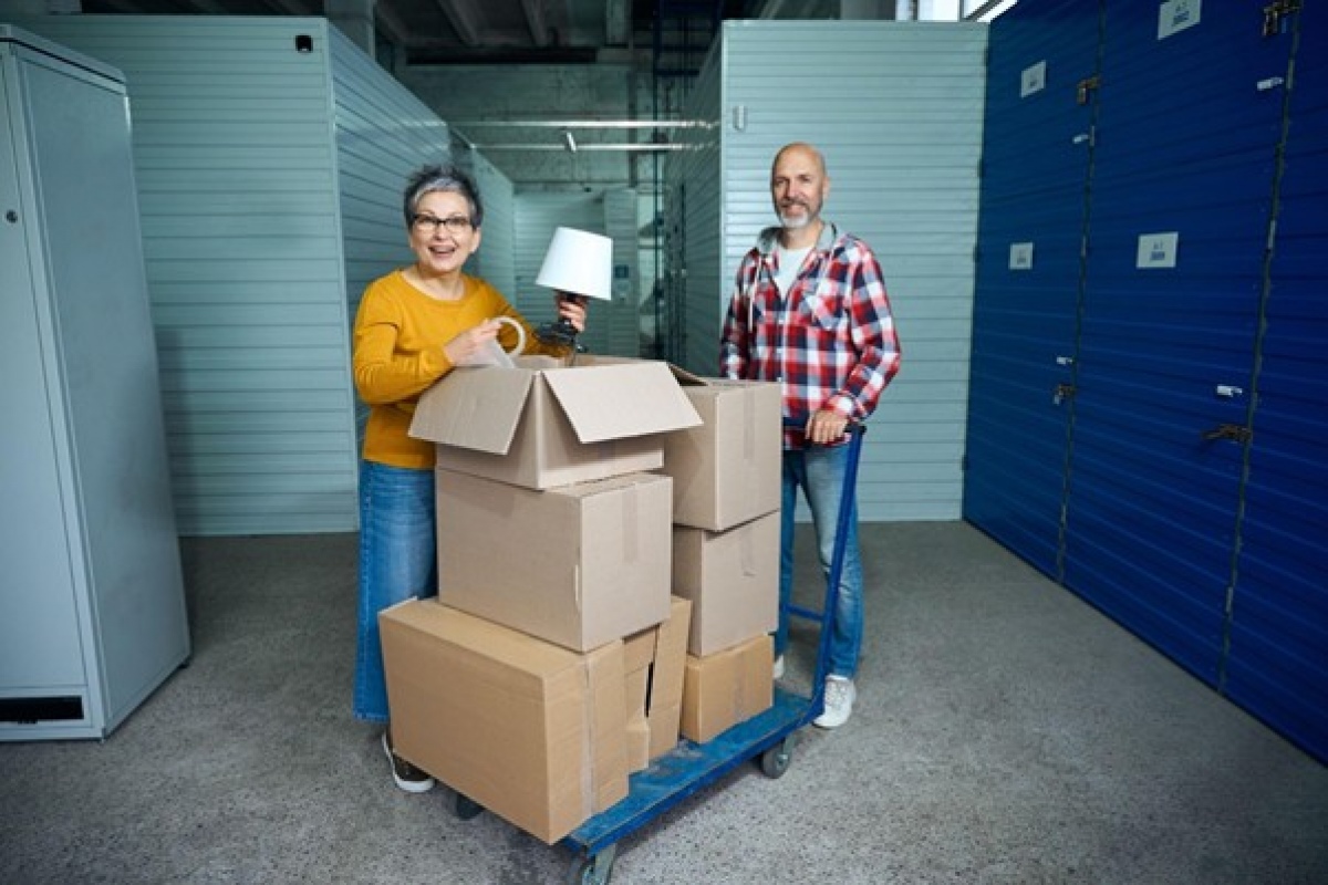 Małżeństwo podczas przeprowadzki