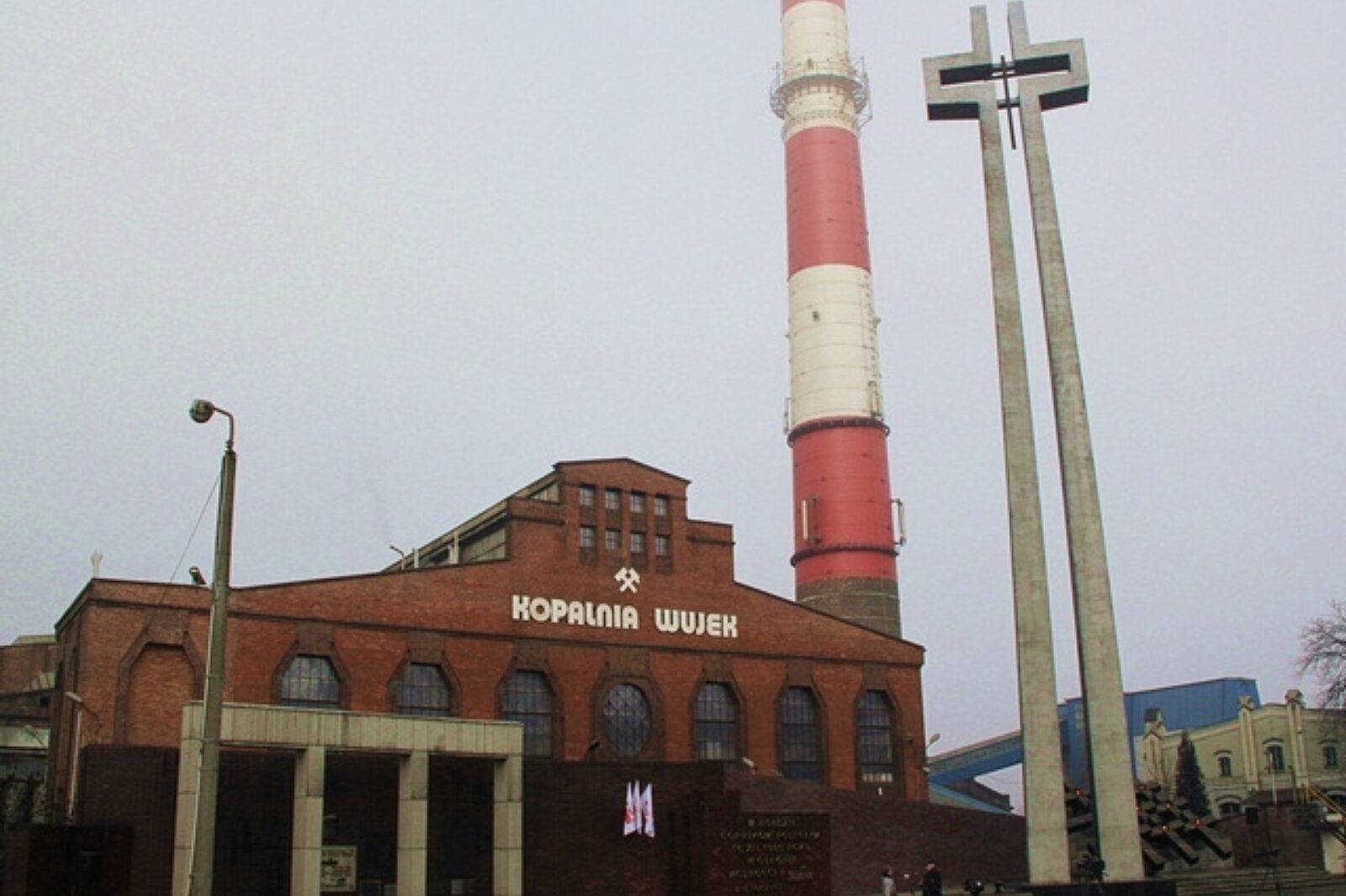 Kopalnia wujek pomnik krzyz MD