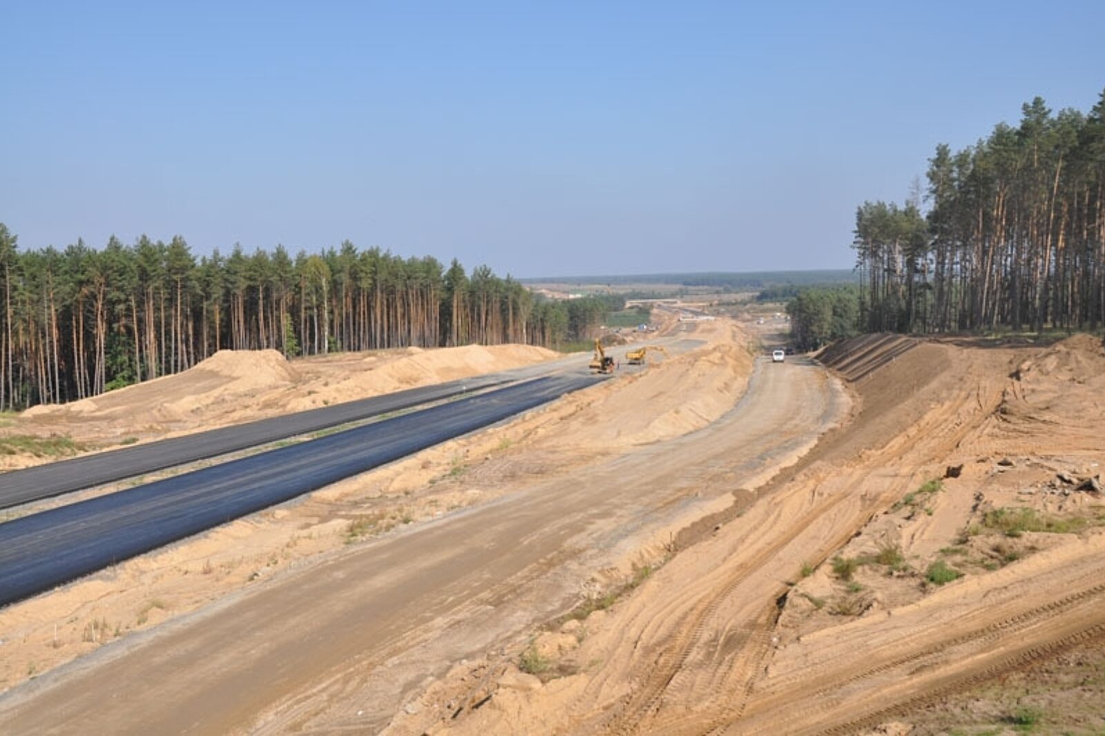 Budowa autostrady grunty slabonosne