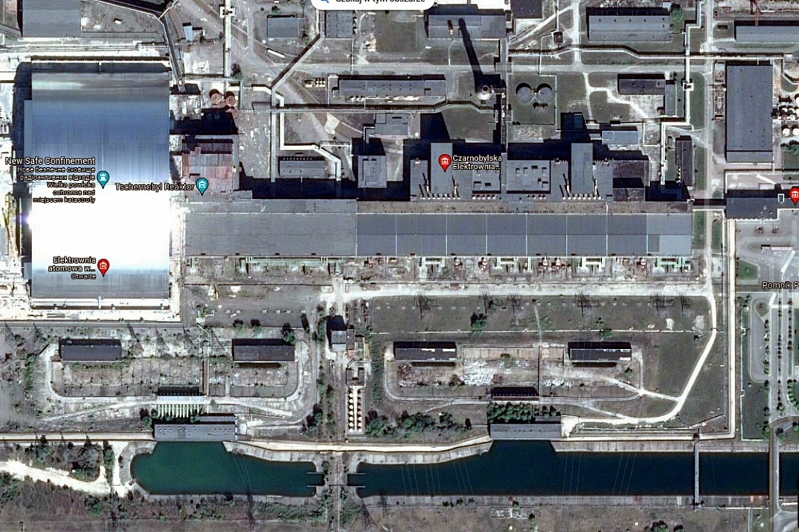 Czarnobyl googlemaps