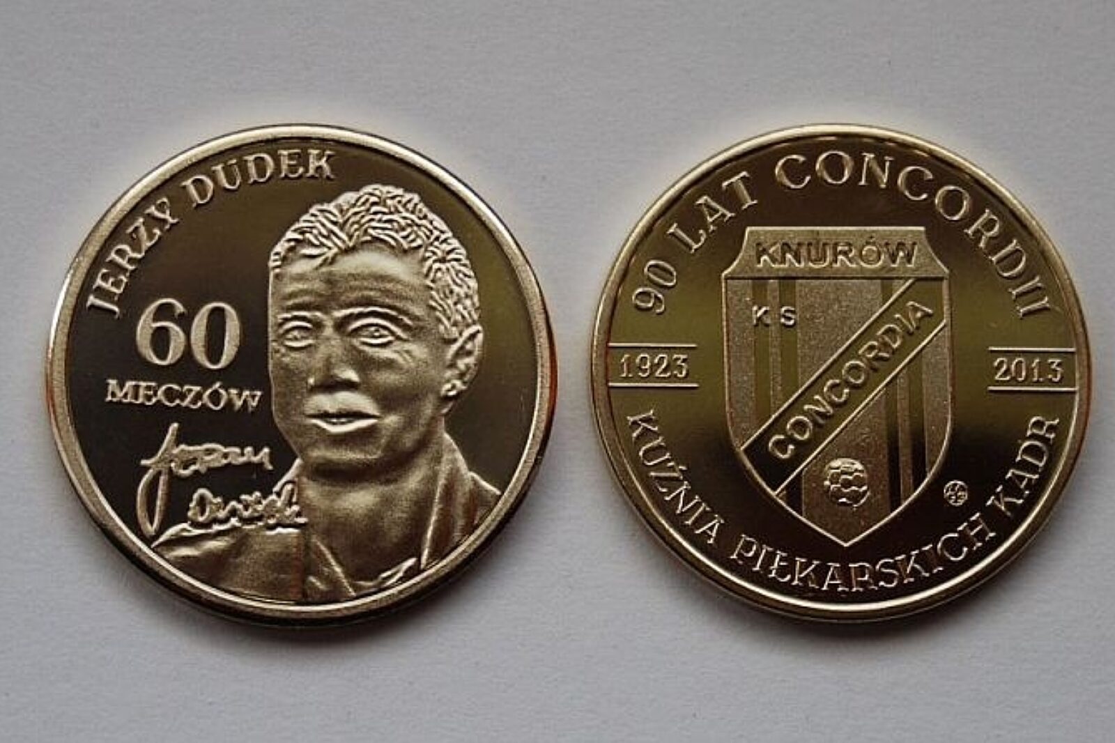 Dudek mosiadz moneta knurow mennicagornoslaska