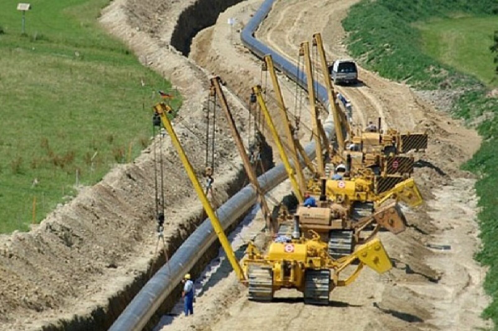 Geodezyjne prace gazociag