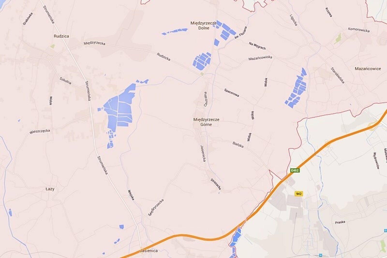 Jasienica miedzyrzecze googlemaps