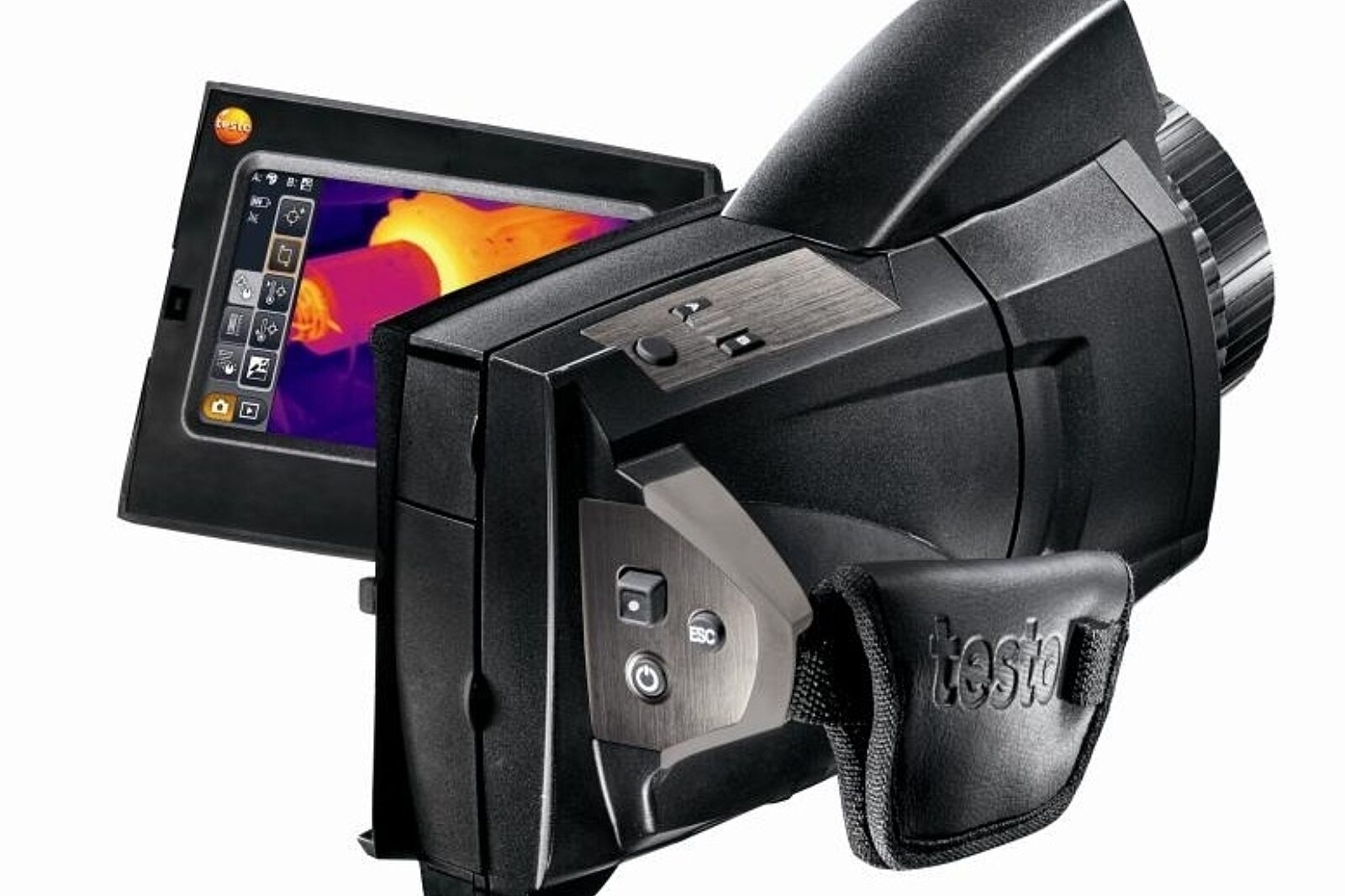 Kamera testo reklama