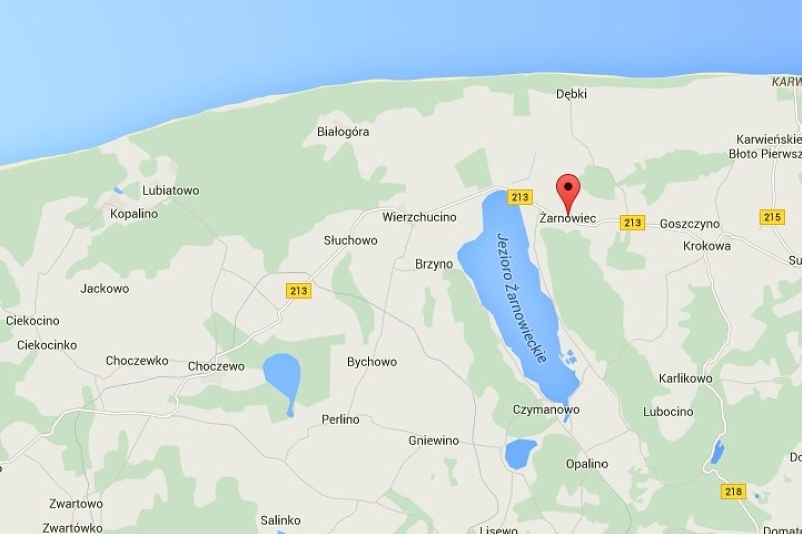 Loklaizacja elektrowni atomowej googlemaps