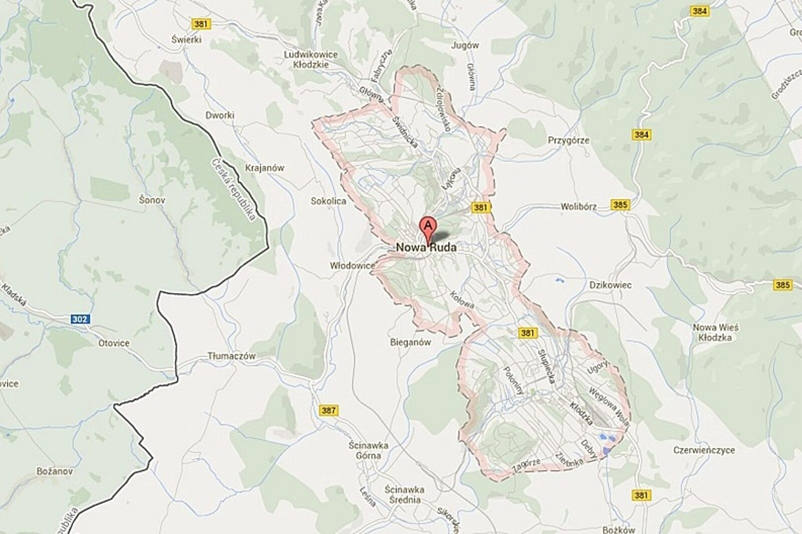 Nowa ruda google maps