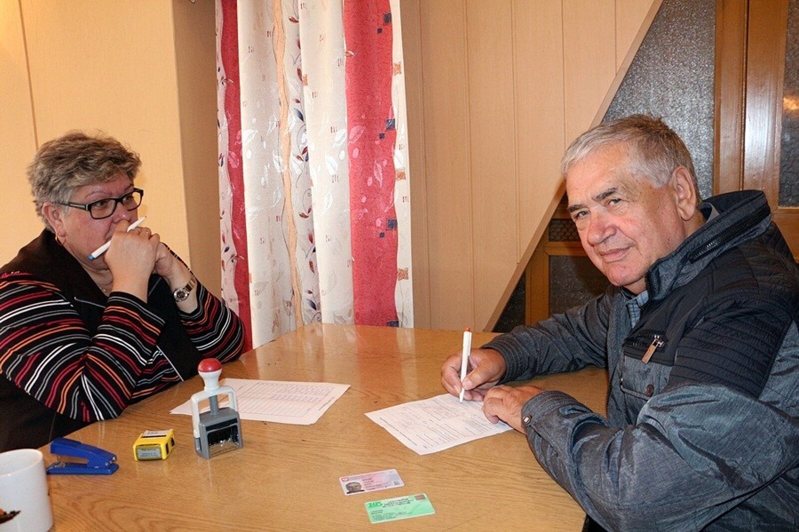 tadeusz bogusz i kornelia kral _kopalnia sośnica pierwszy dzień składania wniosków o wypłatę rekompensaty za utracony deputat