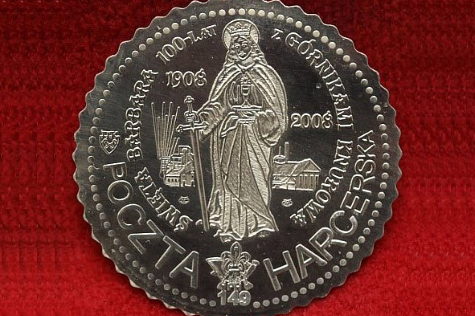 Znaczek p sw barbara knurow JERZY STEMPLEWSKI