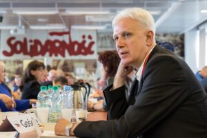 Czerwiec: Dominik Kolorz ponownie został wybrany przewodniczącym śląsko-dąbrowskiej Solidarności