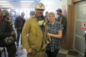 Krystyn Mandla i Tomasz Pasik – kopalnia Pniówek