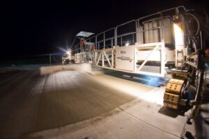 Pyrzowice betonowanie drogi gtl