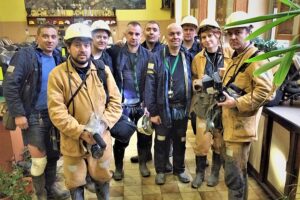 Ratownicy bobrek piekary ekipa telewizyjna weglokoks