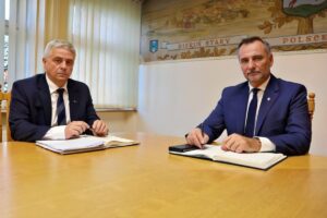 Spotkanie burmistrz bierun