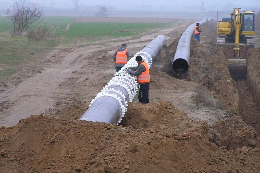 Gazociag budowa gaz system