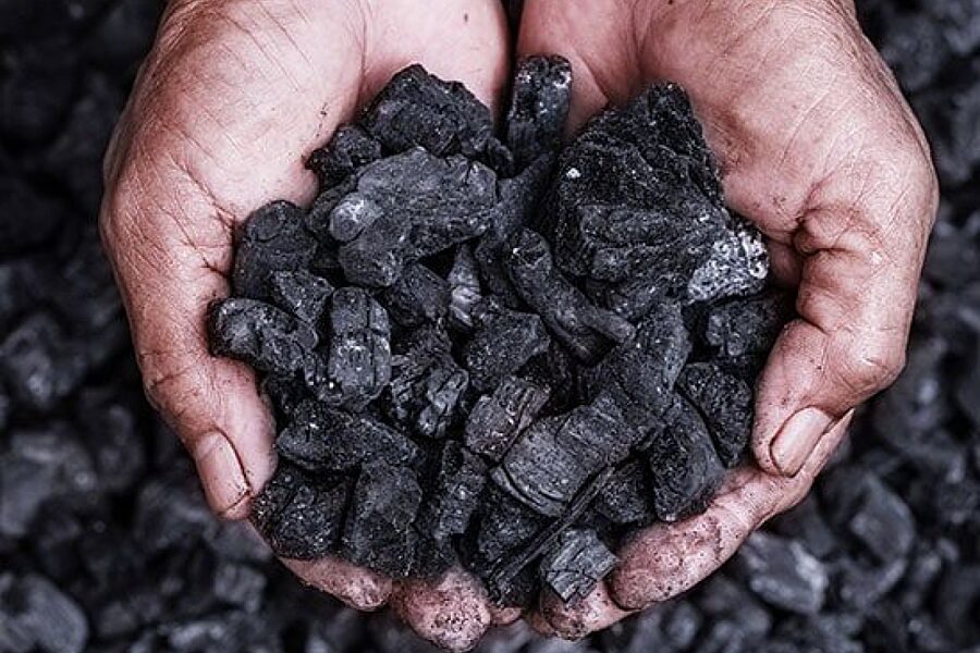 Handful coal