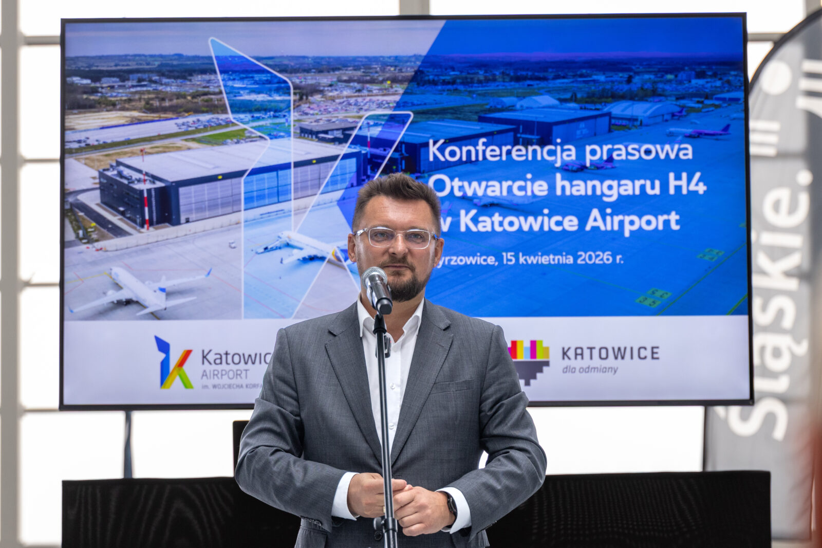 Otwarcie hangaru H4 w Katowice Airport