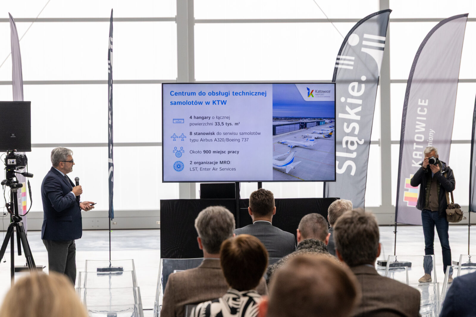 Otwarcie hangaru H4 w Katowice Airport