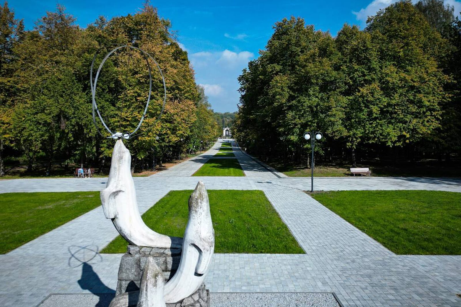 Park slaski aleja zyrafy 14