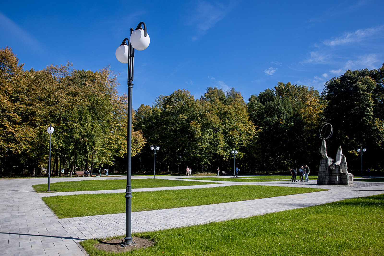 Park slaski aleja zyrafy 6