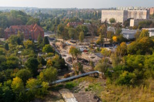 Gliwice wezly przesiadkowe budowa 1