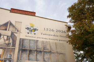 Mural maszyna parowa tarnowskie gory 2