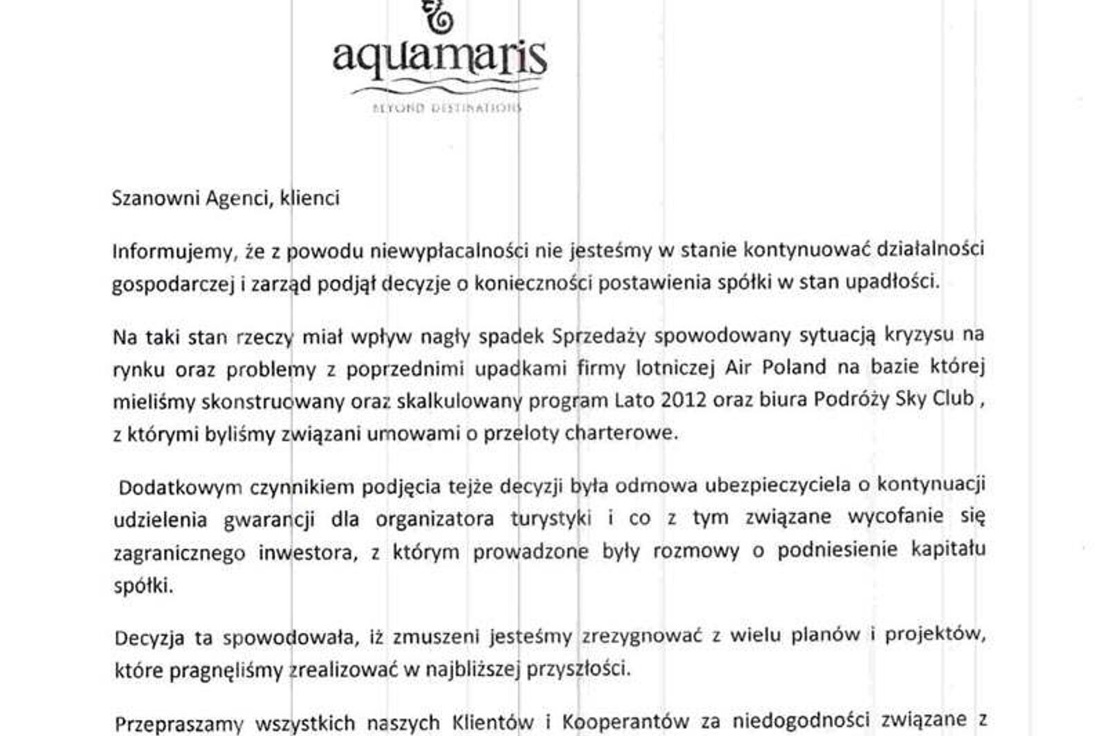 1343981229 pismo w sprawie niewyplacalnosci