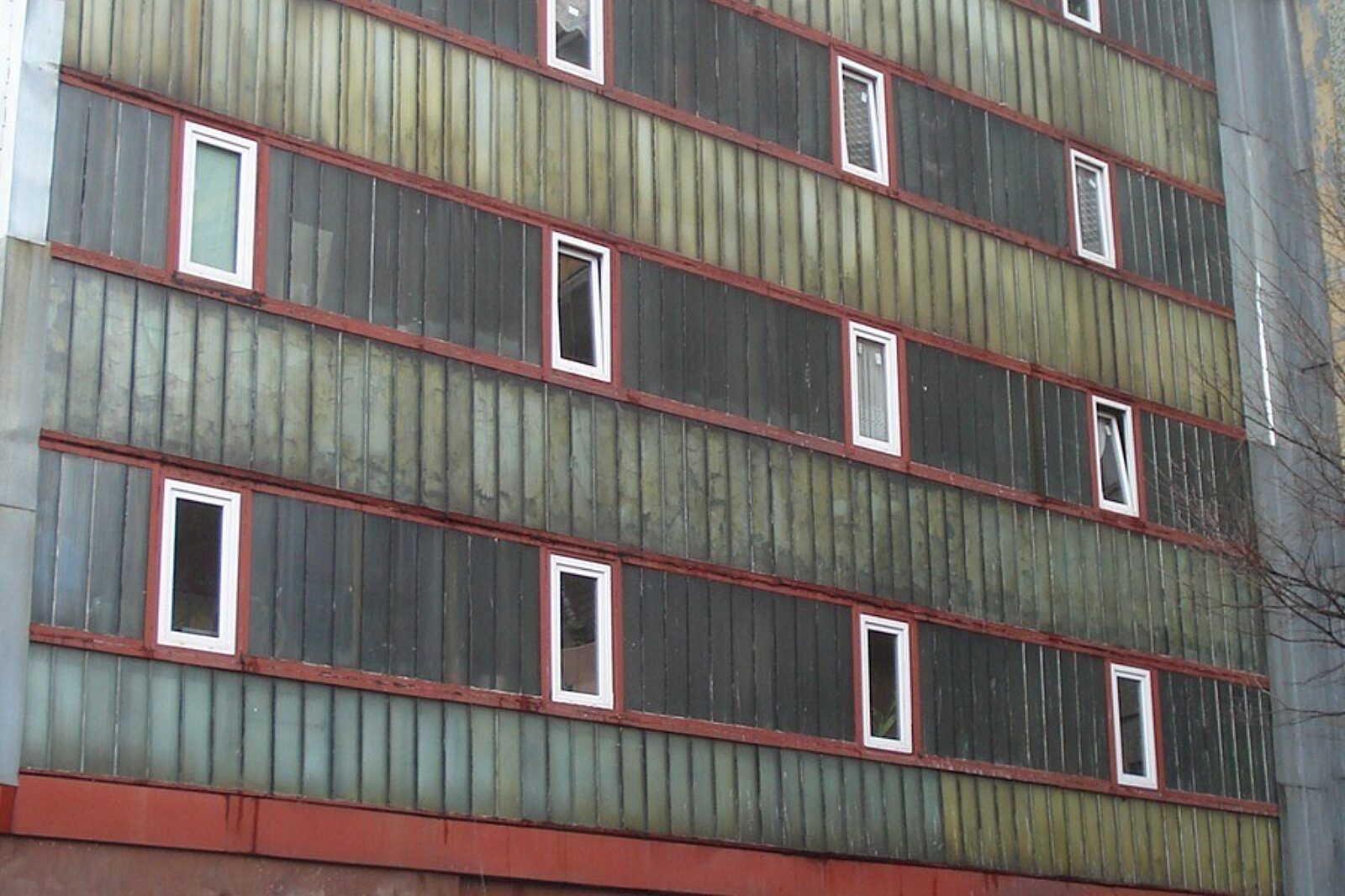 Sosnowiec, ul. Czeladzka 31-31A - budynek przed remontem elewacji