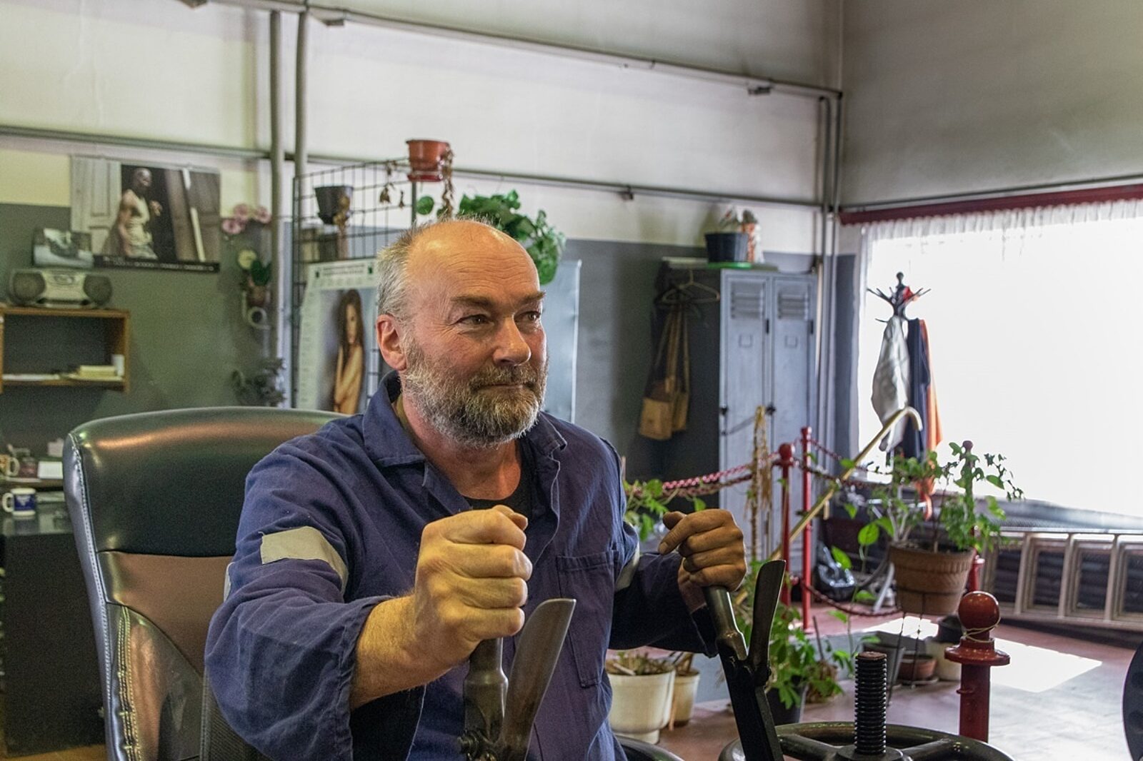 Maszynista wyciągowy Mariusz Koryczan jak nikt zna maszynę szybu Wschodniego I