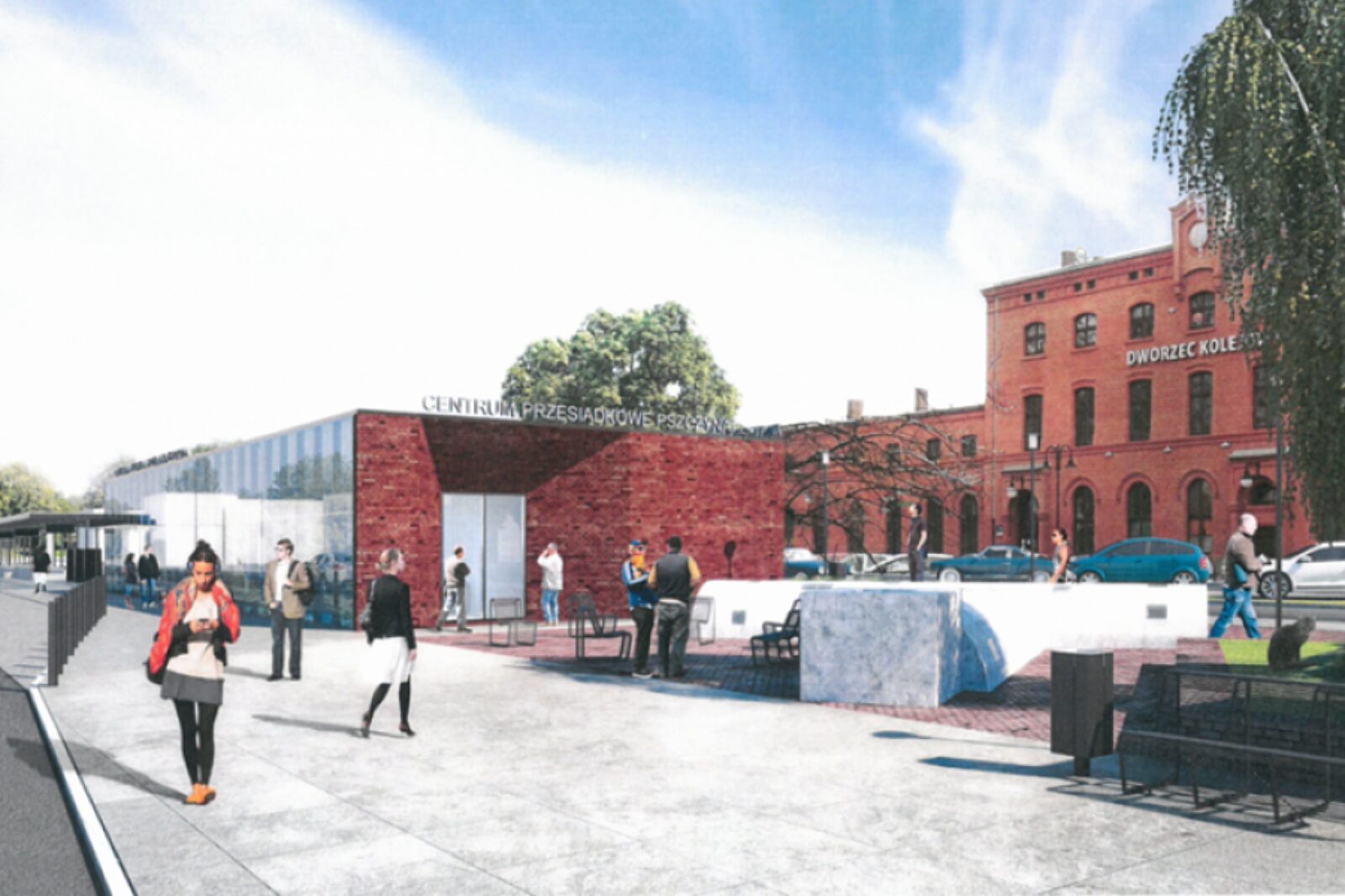 1528196403 centrum przesiadkowe wizualizacja pszczyna