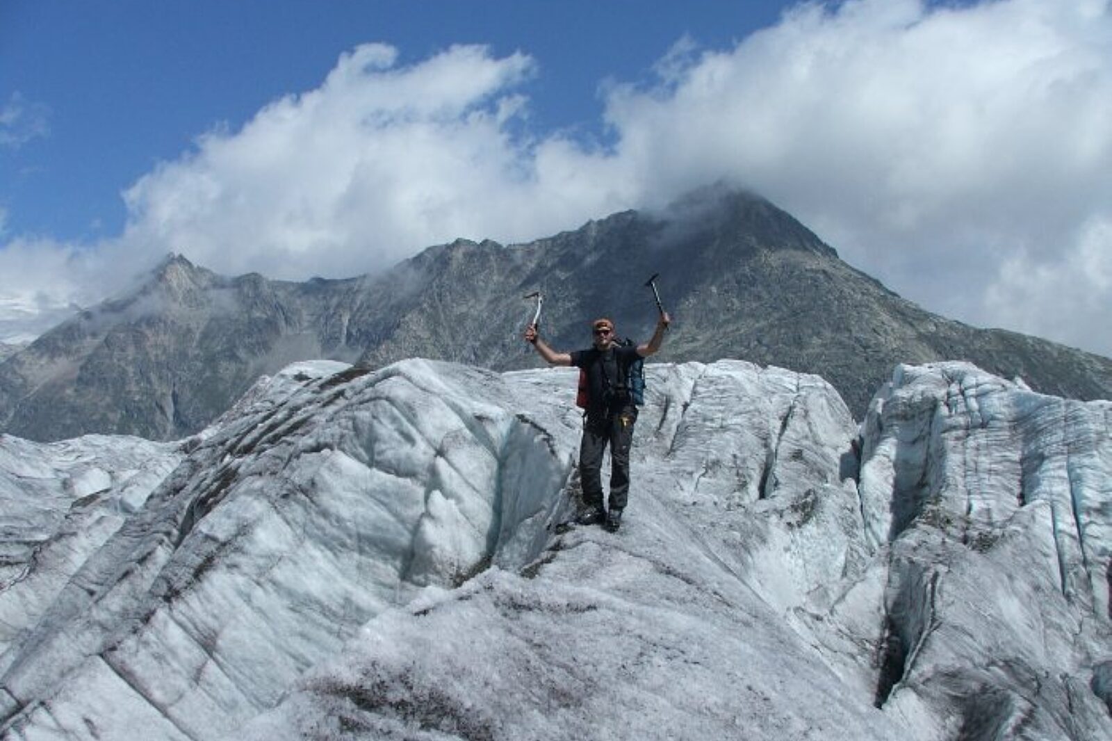 Na lodowcu Aletsch