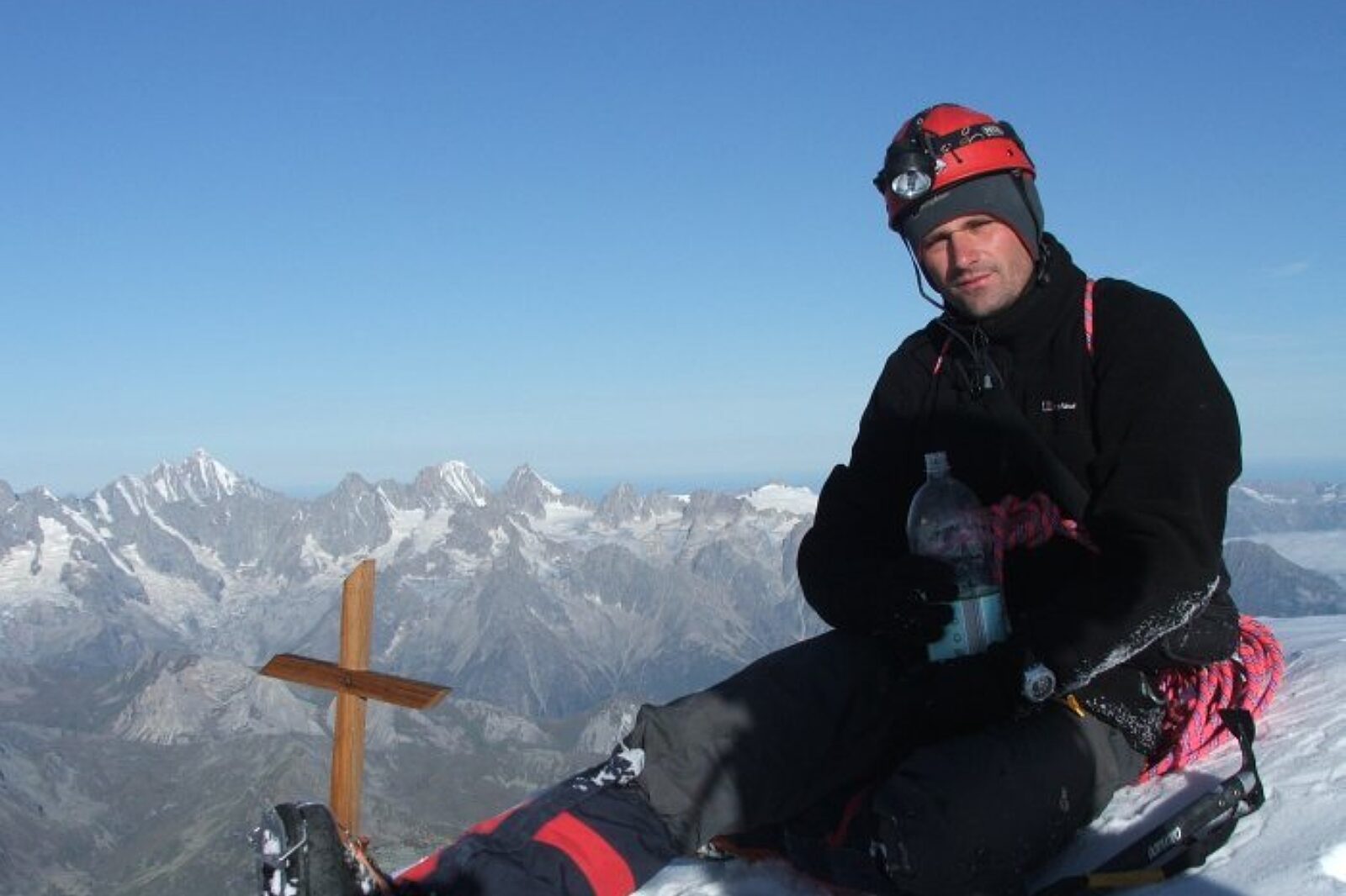 Na Grand Combin de Valsorey 4184 m Szwajcaria