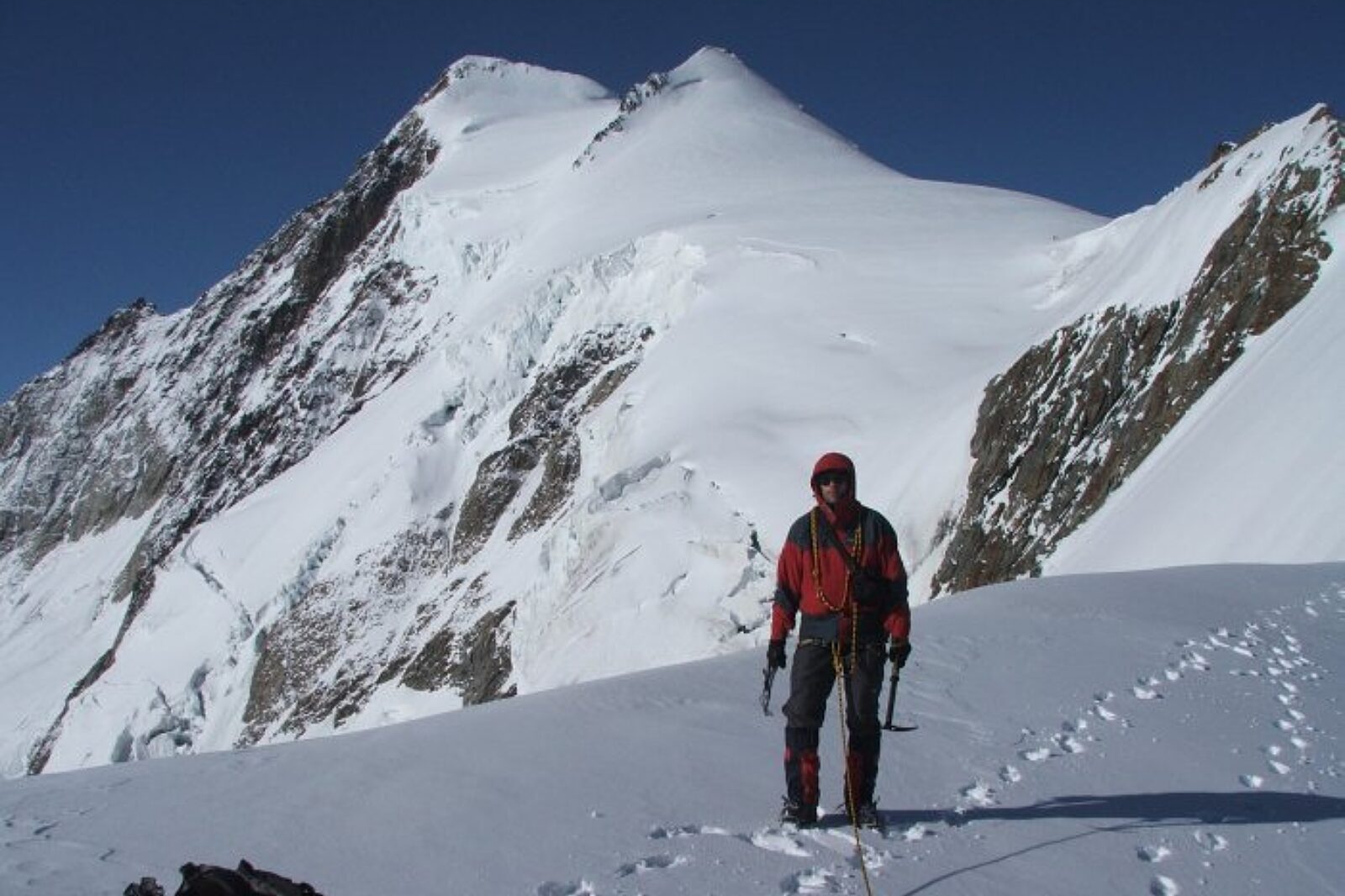 Na Aletschjoch 3659m i dalsza droga na szczyt