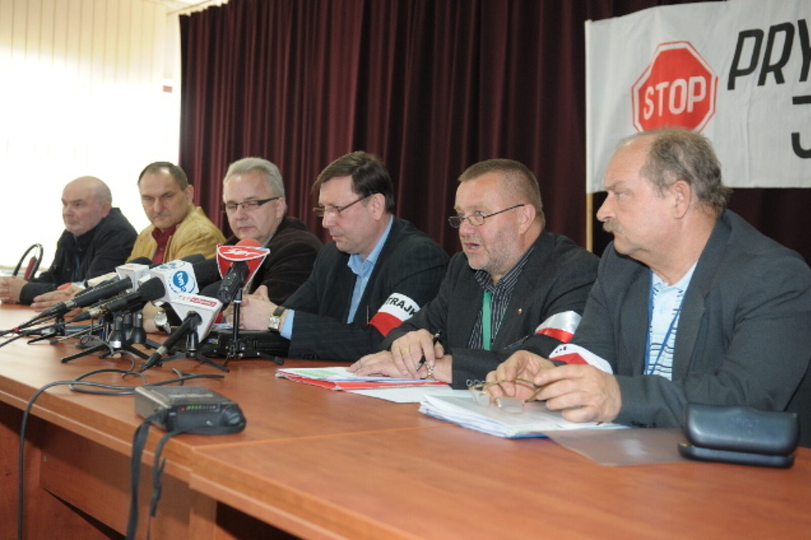 Strajk JSW 2011 konf pras GAL
