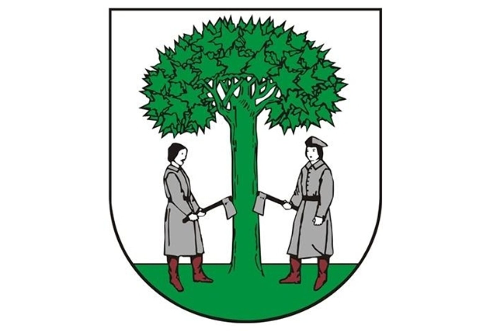 Herb jaworzno tlo arc
