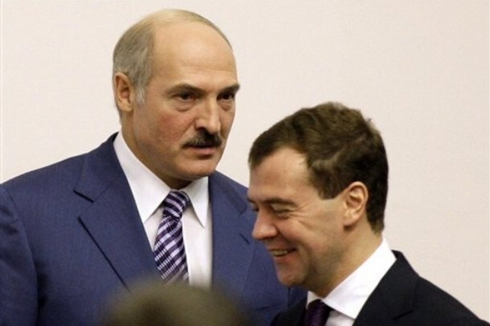 Lukashenko miedwiediew AP PAP