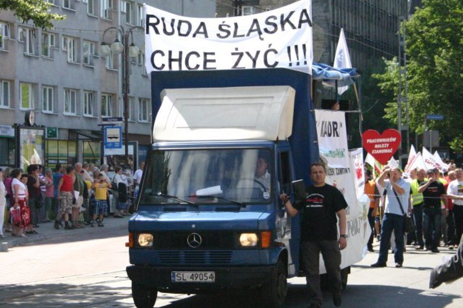 Manifestacja ruda sl halemba MD
