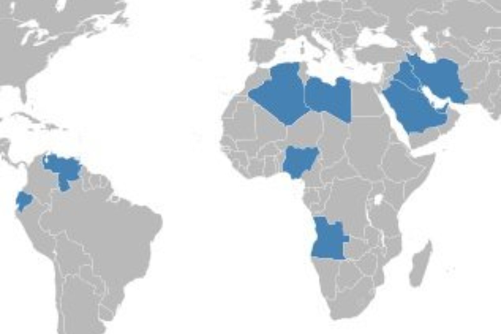 Mapa OPEC m