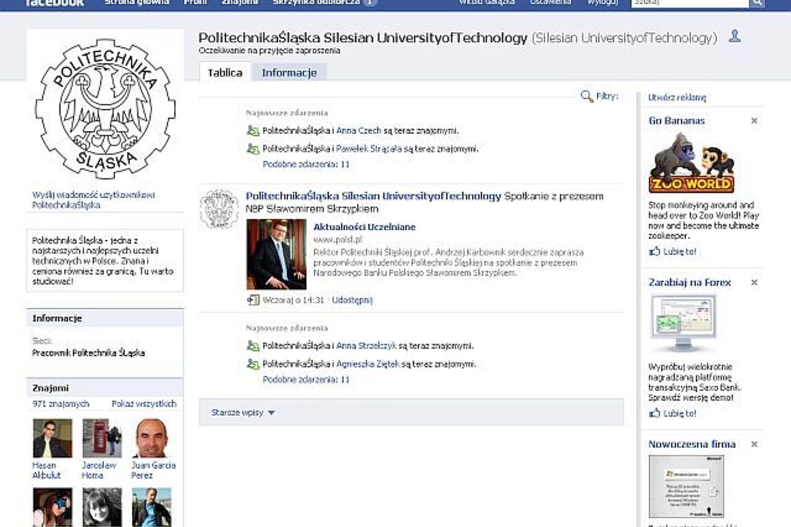 Politechnika facebook com