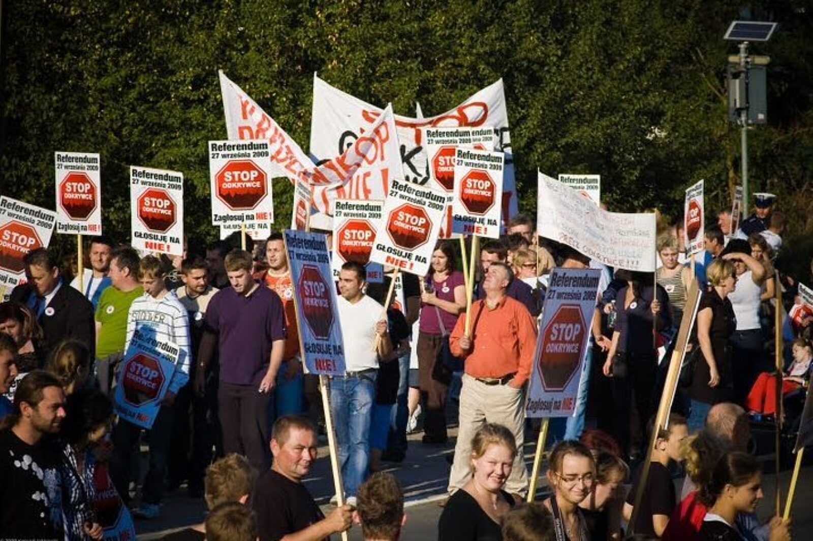 Protest odkrywka 18 09 2009 stop odkrywce pl