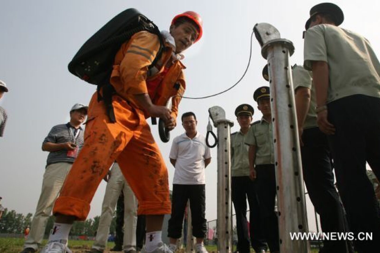 Ratownicy zawody chiny xinhua