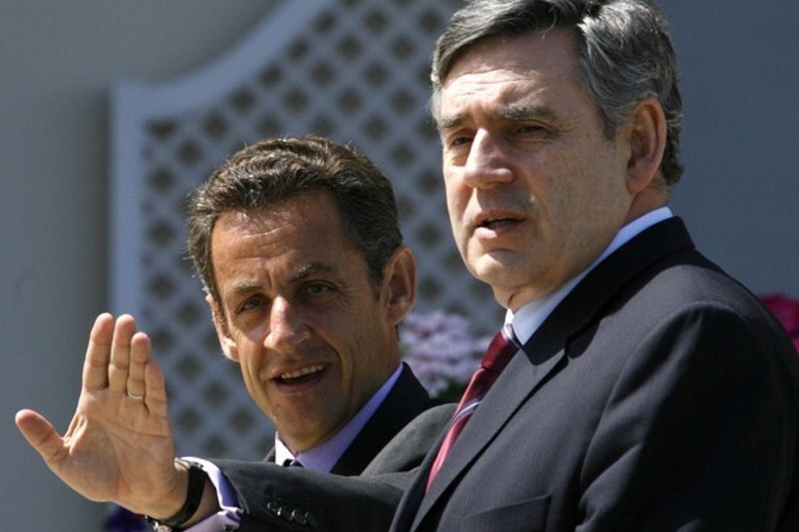 Sarkozy nicolas brown gordon daylife com