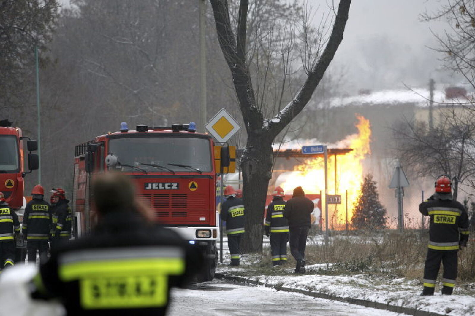 Sosnowiec LPG Okolna pozar PAP