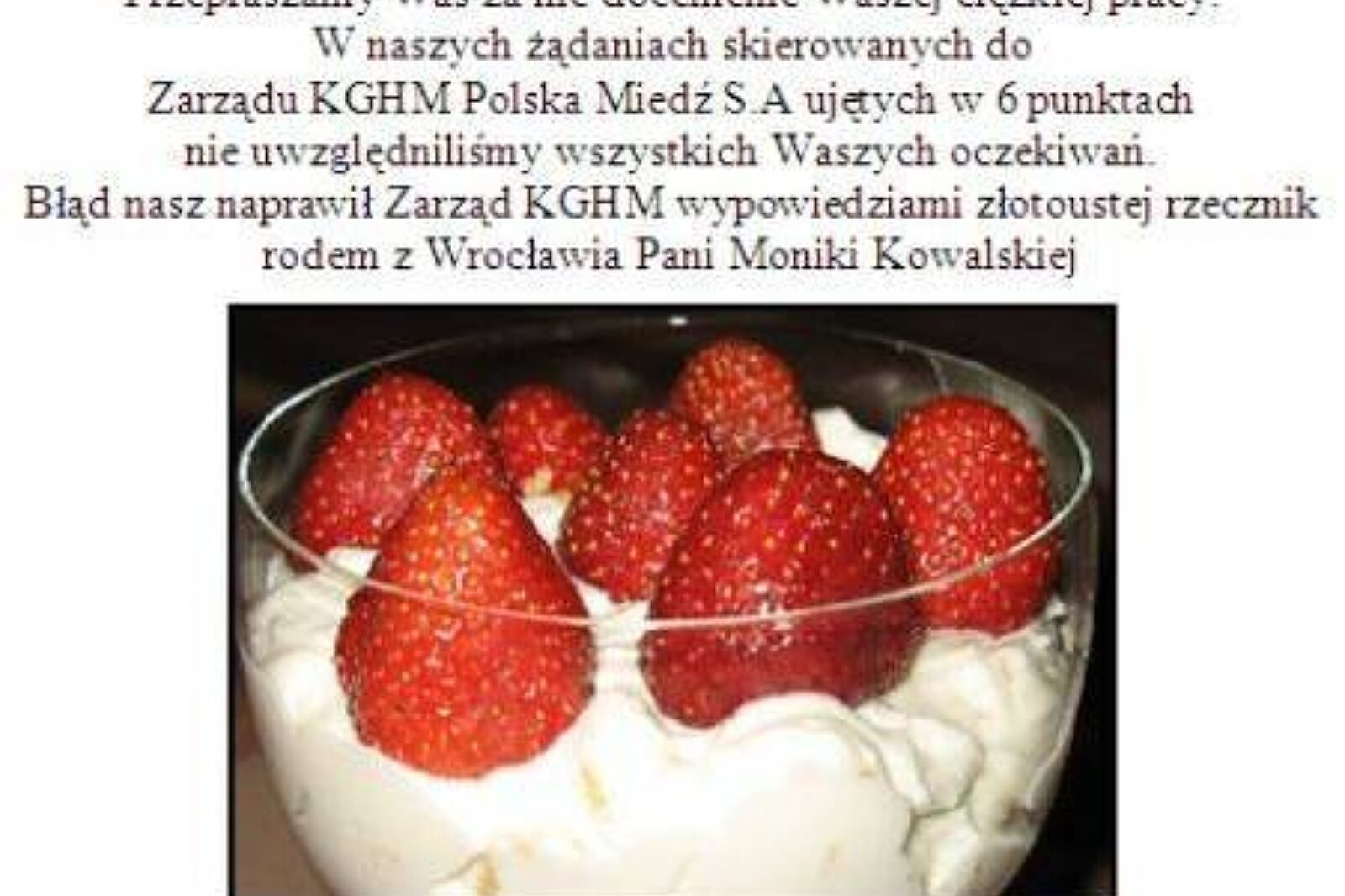 Truskawki kghm