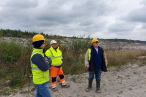 Rejowiec Fabryczny, 2021 r. Likwidacja kopalni Margli 2, wizyta pracowników GIG K-ce