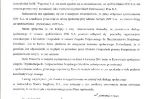 Zaproszenie dla ministra solidarnosc