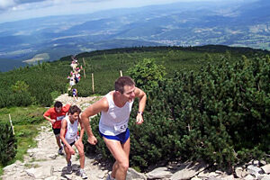 Bieg na szczyt pilska 2008 bieganie pl