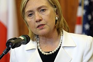 Clinton hillary krakow PAP