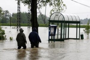 Czechowice dziedzice powodz PAP