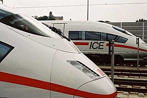Deutsche bahn ICE trains