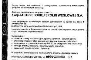 Inwestor ulotka